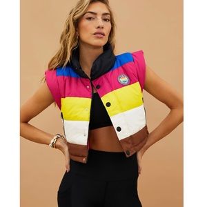 Beach Riot puffer vest small